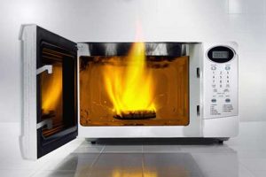 lò vi sóng Electrolux tóe tia lửa điện