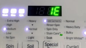 Mã lỗi IE ở máy giặt LG khá phổ biến
