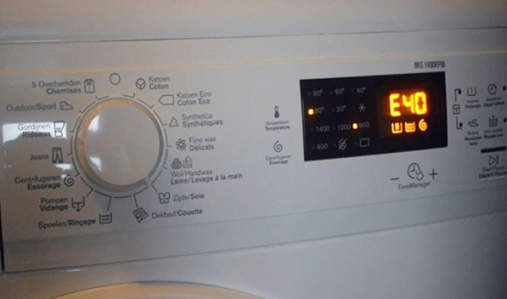 Cách sửa máy giặt Electrolux bị lỗi E40 đơn giản