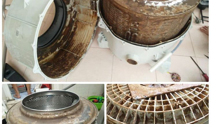 Lồng giặt lâu ngày cần được vệ sinh