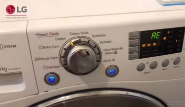 Máy giặt LG báo lỗi AE