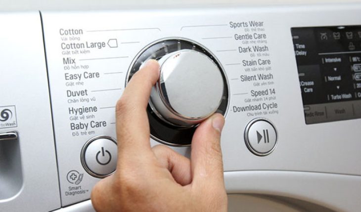 Núm điều khiển chế độ máy giặt LG