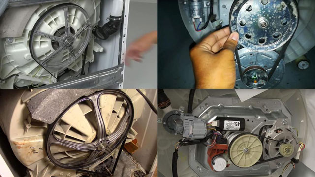 Dây curoa trên máy giặt Panasonic