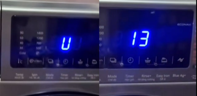 Lỗi máy giặt Panasonic không vắt mã U13
