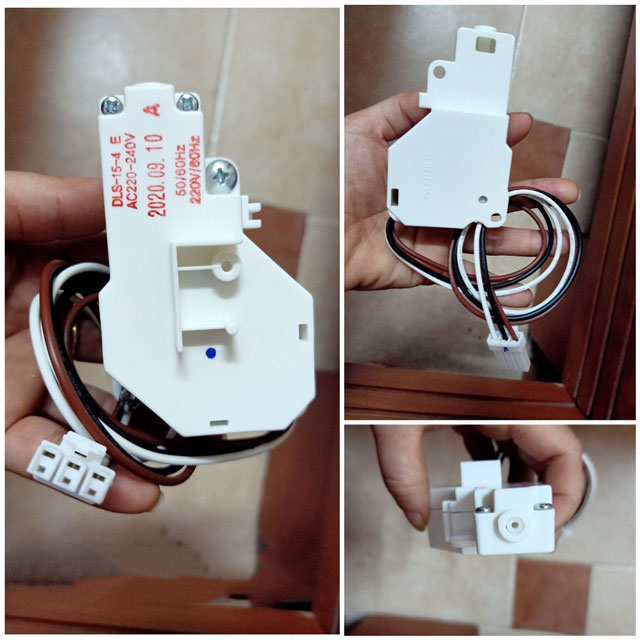 Công tắc khóa cửa máy giặt Toshiba cửa trên