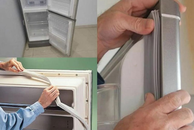 Tháo lắp gioăng cánh cửa tủ lạnh