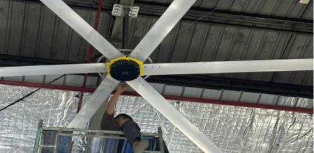 Xử lý quạt HVLS rung lắc hoặc chao đảo